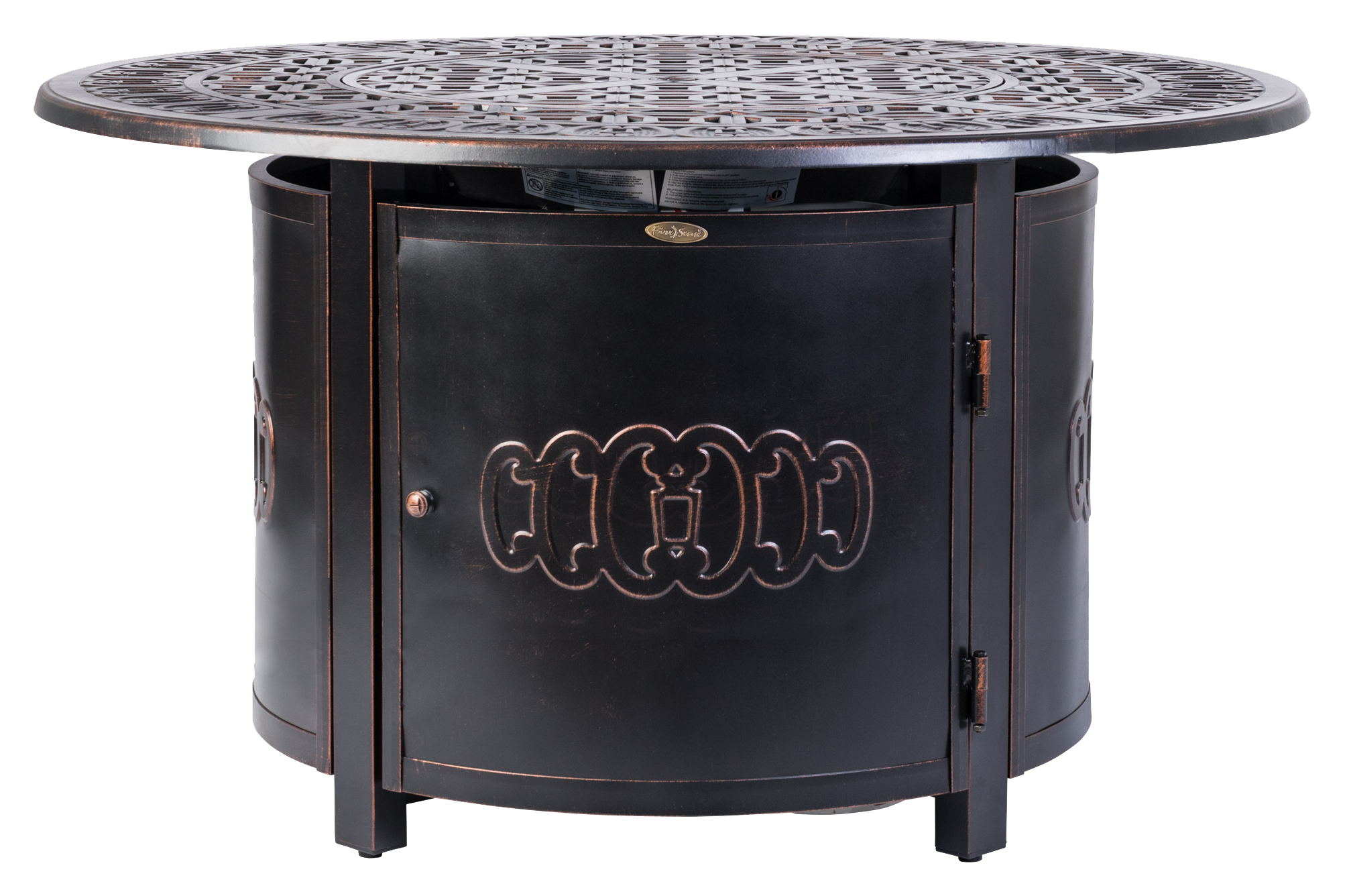 Fire Sense Dynasty Aluminum Round Liquid Propane Gas Fire Pit Cabela's